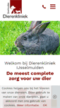 Mobile Screenshot of dierenkliniekijsselmuiden.nl